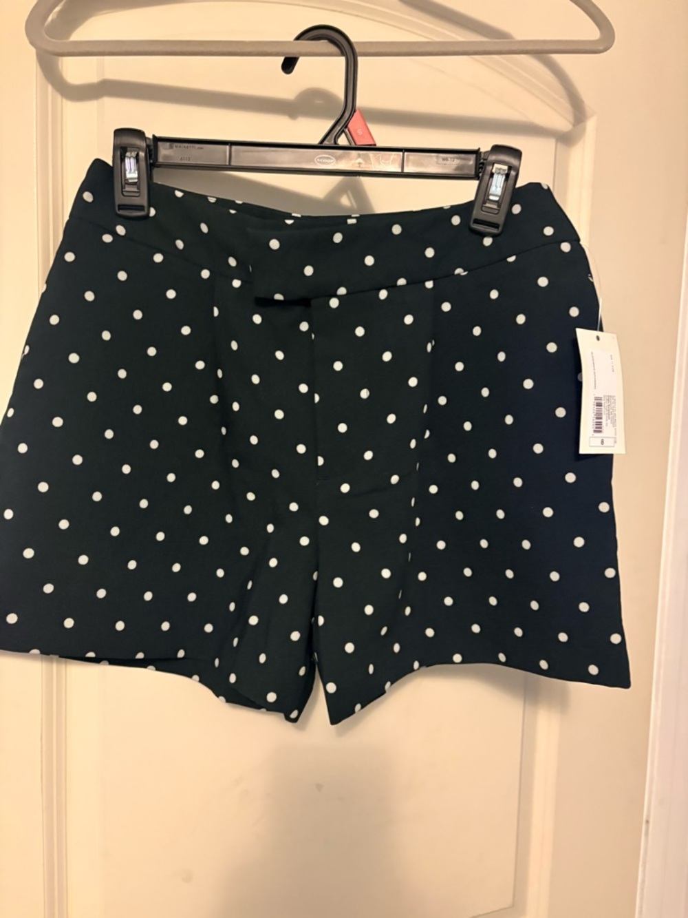 a new day Navy Polka Dot High-Waist Shorts